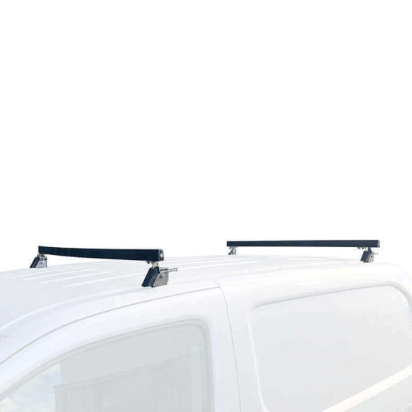 Barres de toit rabattables pour Volkswagen Caddy 5 2021+ - position haute Barres de toit rabattables pour Volkswagen Caddy 5 2021+ - position haute