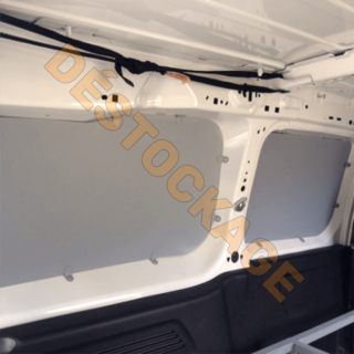 Innenverkleidung Holz Wände Citroen Berlingo Van III 2018+ graues beschichtetes Sperrholz - Beispielfoto Innenverkleidung Holz Wände Citroen Berlingo Van III 2018+ graues beschichtetes Sperrholz - Beispielfoto