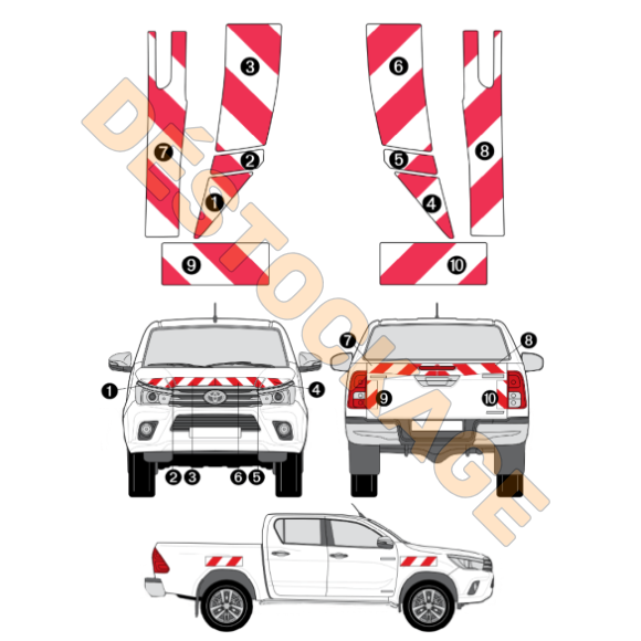 Kit de balisage Peugeot Partner Kit de balisage Peugeot Partner