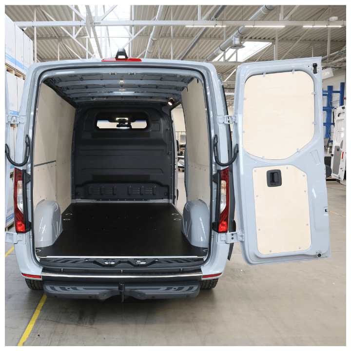 Habillage bois parois et portes intérieures pour Citroën Jumpy 2016+ Double Cabine