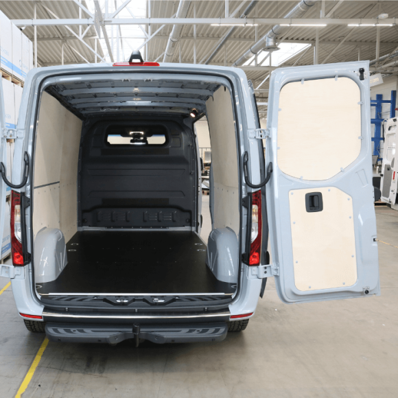 Habillage bois parois et portes intérieures pour Ford Transit Custom 2012+ Habillage bois parois et portes intérieures pour Ford Transit Custom 2012+