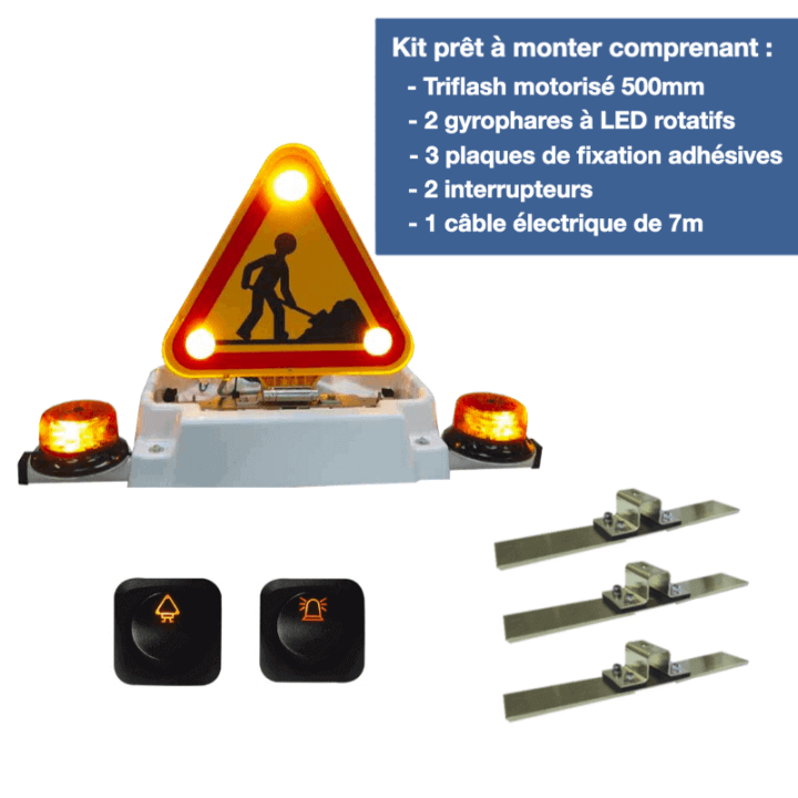 Combiné Triflash LED 500
