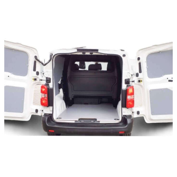 Habillage complet polypro & bois - Renault Trafic 2024+ Double Cabine - photo générique Habillage complet polypro & bois - Renault Trafic 2024+ Double Cabine - photo générique