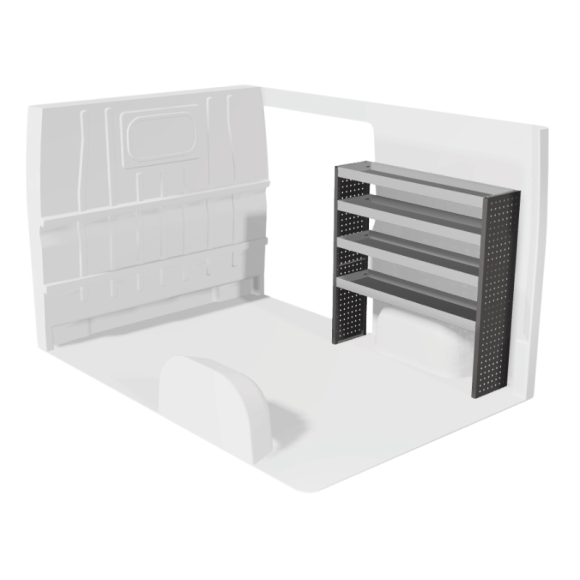 Aménagement pour Fiat Ducato 2006+ droit vue de face Aménagement pour Fiat Ducato 2006+ droit vue de face