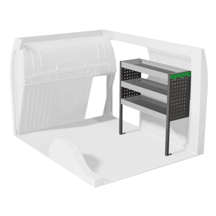 Aménagement pour Ford Courier 2014-2024 droit vue de face