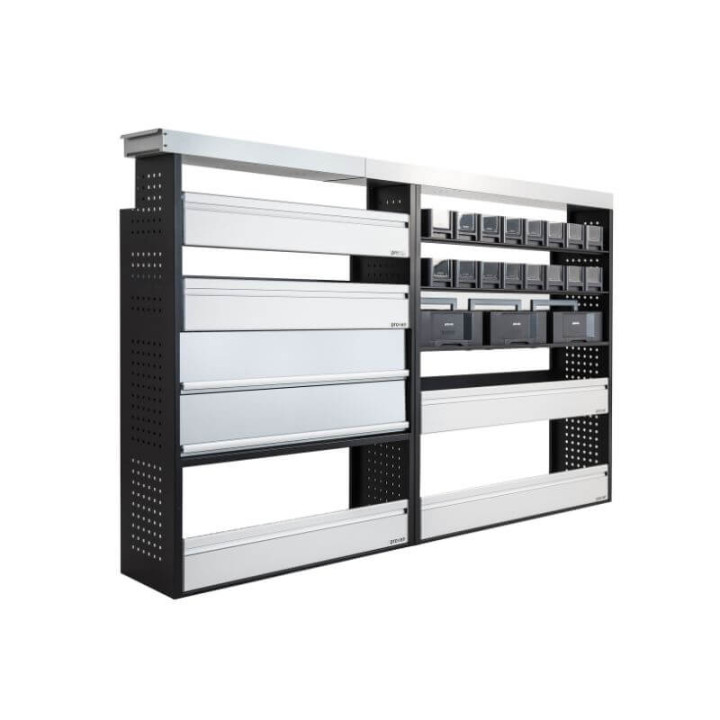 Aménagement PROVAN double (gauche) pour Mercedes Sprinter 2006-2018 (photo générique) - vue de côté