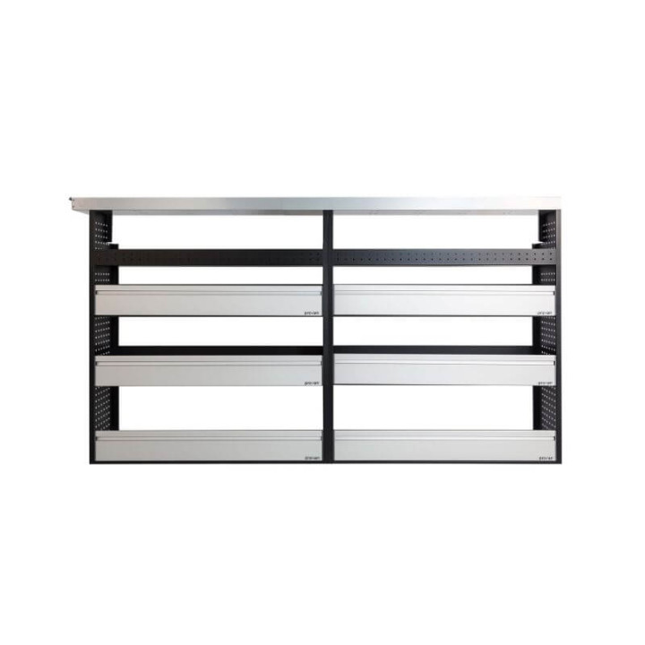 Aménagement PROVAN double (gauche) pour Mercedes Sprinter 2006-2018 (photo générique) vue de face