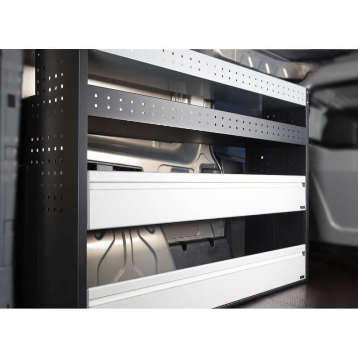 Aménagement PROVAN L1390mm (gauche) pour Volkswagen Caddy 2015-2020 (photo générique) - ex côté gauche