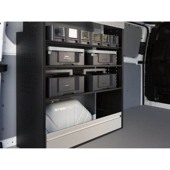 Aménagement PROVAN (gauche ou droite) avec mallettes pour Volkswagen T5 2011-2015 (photo générique)