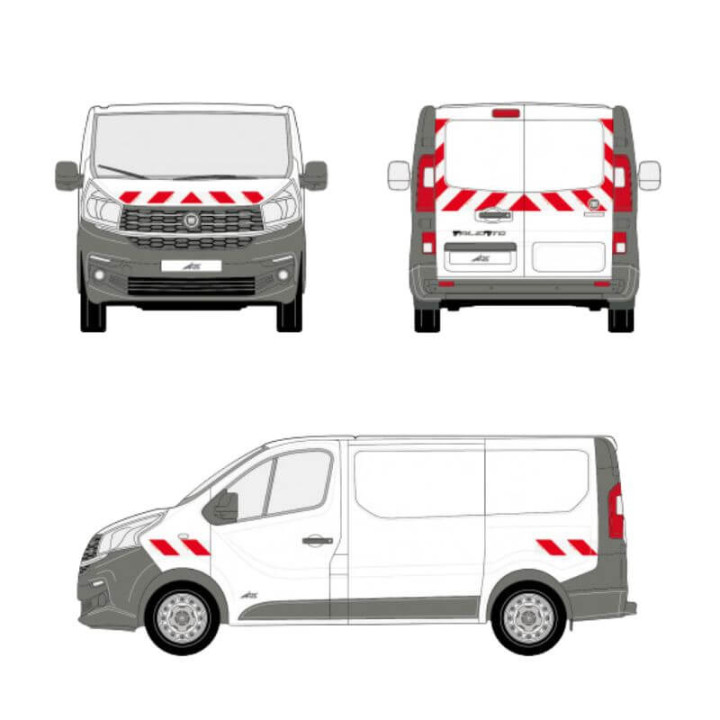 Markierungskit - Fiat Talento mit Flügeltüren