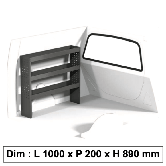 Aménagement métallique ECO2 pour véhicule utilitaire Aménagement métallique ECO2 pour véhicule utilitaire