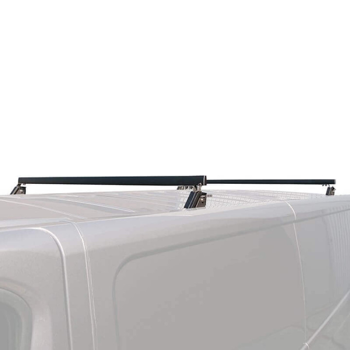 Barres de toit rabattables pour Renault Trafic - position haute