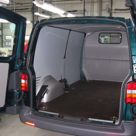 Innenverkleidung Polypro & Holz - Volkswagen Transporter - Komplettset: Boden, Wände, Türen und Radkästen Innenverkleidung Polypro & Holz - Volkswagen Transporter - Komplettset: Boden, Wände, Türen und Radkästen