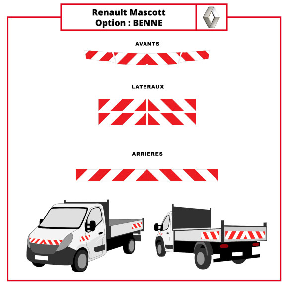 Markierungskit Renault Mascott Kipper Markierungskit Renault Mascott Kipper