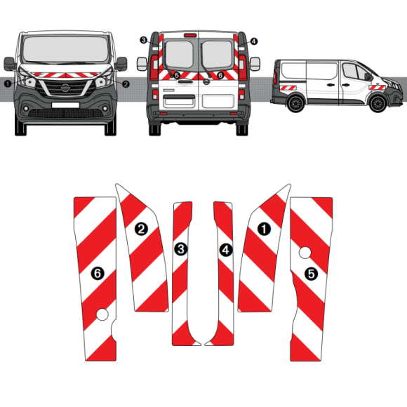 Kit de balisage Renault Trafic Kit de balisage Renault Trafic