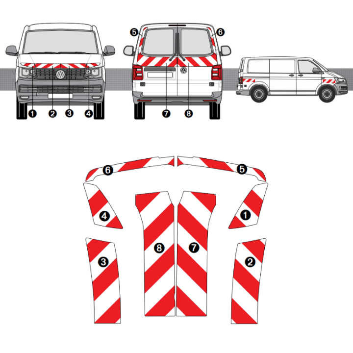 Kit de balisage Volkswagen Transporter