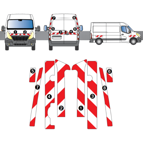 Kit de balisage Opel Movano Kit de balisage Opel Movano