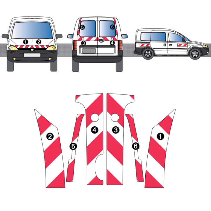 Kit de balisage Opel Combo