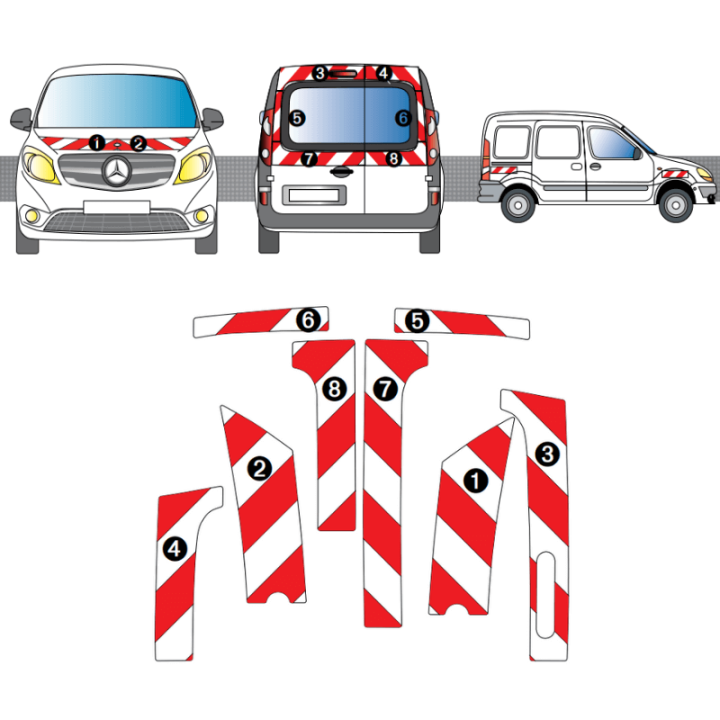 Kit de balisage Mercedes Citan