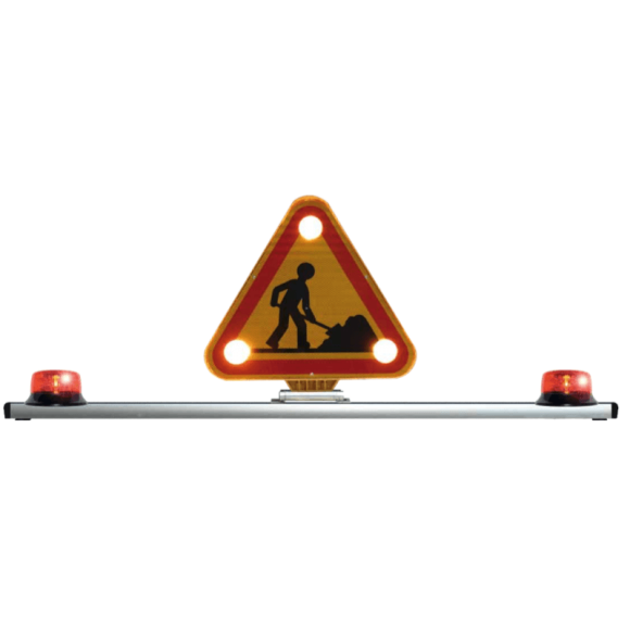 Barre équipée Triflash + 2 gyrophares avec câble et 2 interrupteurs Barre équipée Triflash + 2 gyrophares avec câble et 2 interrupteurs