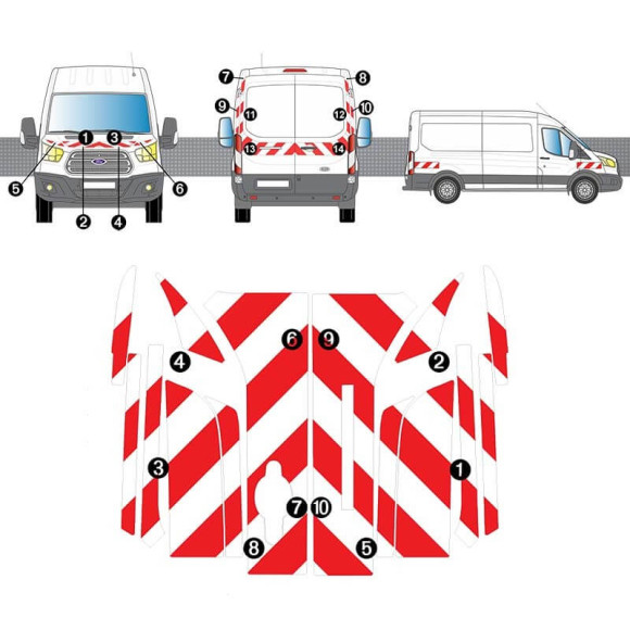 Kit de balisage Ford Transit Kit de balisage Ford Transit