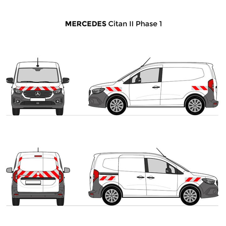 Markierungsset - Mercedes Citan 2021+