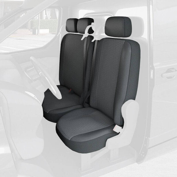 Housses de siège en tissu pour Opel Movano 2022+ Housses de siège en tissu pour Opel Movano 2022+