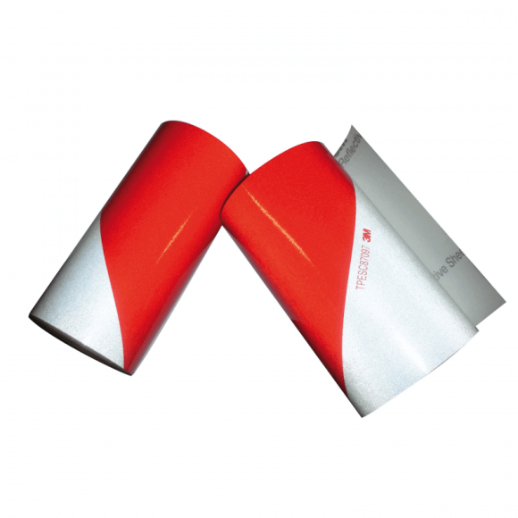 Set mit 2 Rollen in Rot und Weiß