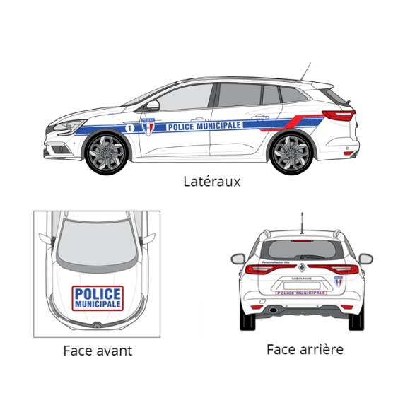 Kit de balisage Peugeot Partner Kit de balisage Peugeot Partner