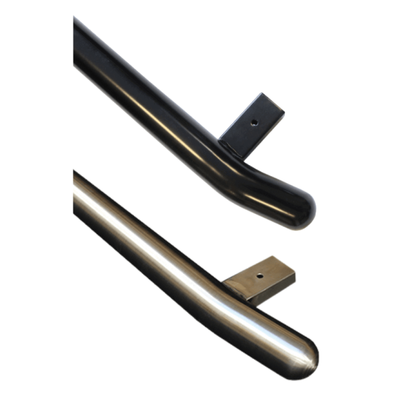 Barres latérales de protection pour Citroen Jumpy en inox brossé. Barres latérales de protection pour Citroen Jumpy en inox brossé.