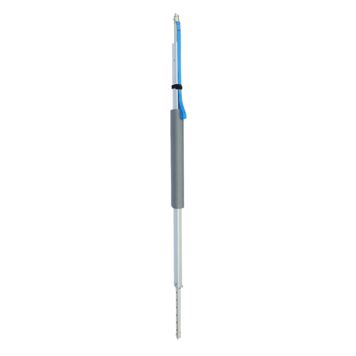Teleskopische Zurrschiene SMARTBAR 1650mm-1950mm mit einem Teil des Schaumstoffschutzes