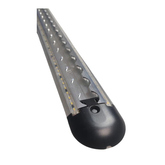 Rail d'arrimage semi-arrondi 1m avec leds intégrés Rail d'arrimage semi-arrondi 1m avec leds intégrés