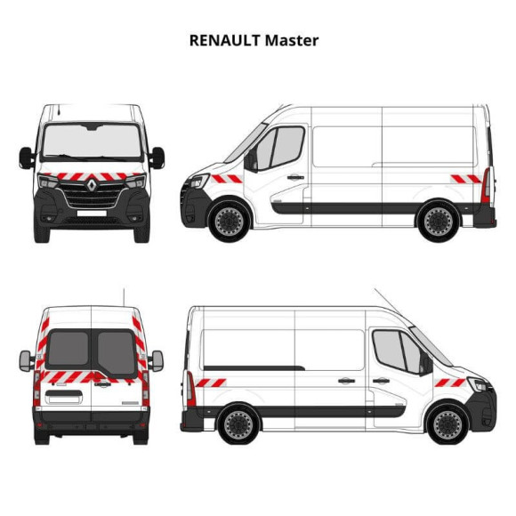 Kit de balisage Renault Master Kit de balisage Renault Master