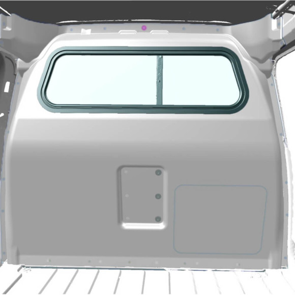 Cloison de séparation Nissan Townstar 2021+ Cloison de séparation Nissan Townstar 2021+